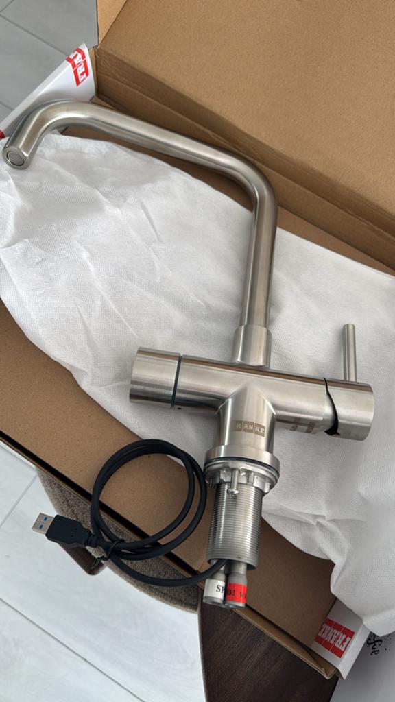 Franke kokendwater kraan RVS 4-in-1 NIEUW, Ophalen of Verzenden, Metaal, Overige merken, Nieuw