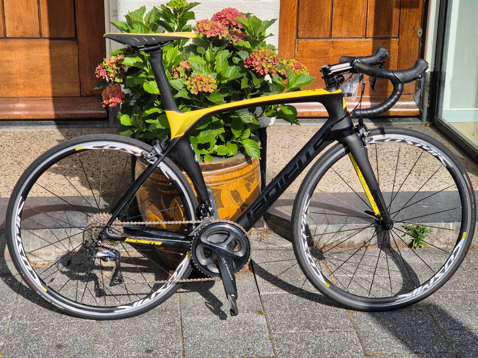Lapierre Aircode SL 600 racefiets - Zwart/Geel, 28 inch, Gebruikt, Carbon, Meer dan 20 versnellingen
