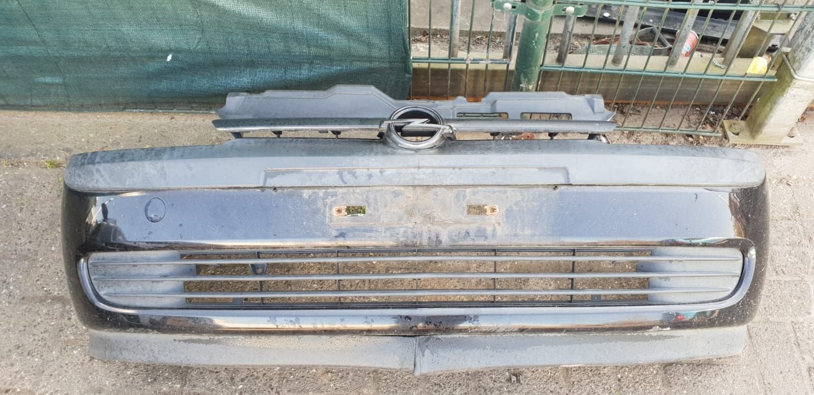 OPEL CORSA C VOORBUMPER ZWART, Auto-onderdelen, Gebruikt, -, Voor, -
