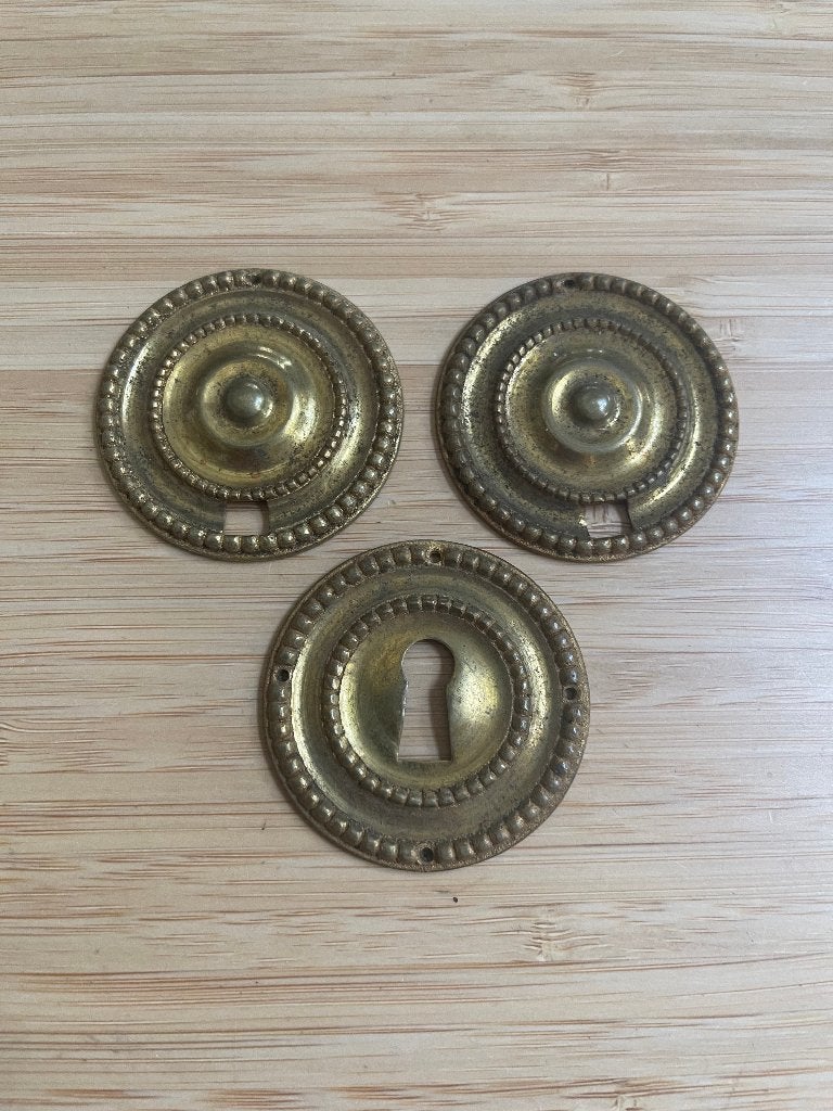 Ronde messing rozetten Kastbeslag, Antiek en Kunst, Ophalen of Verzenden