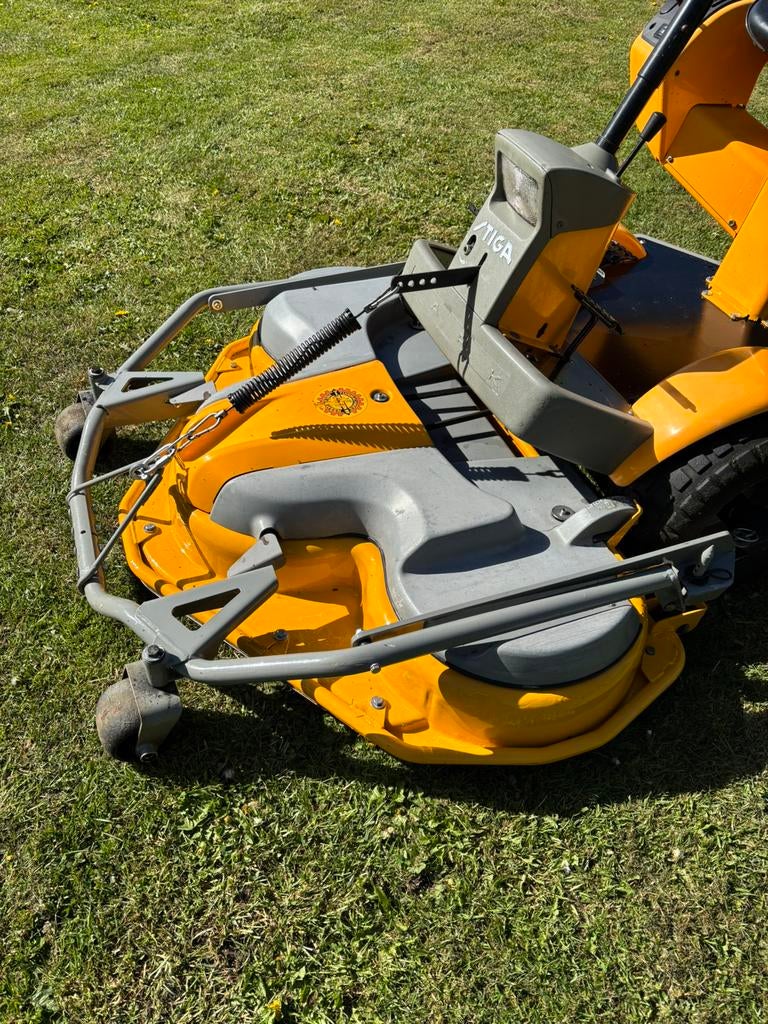 Stiga park pro 18, Ophalen of Verzenden, Gebruikt, Mulchfunctie, 120 cm of meer