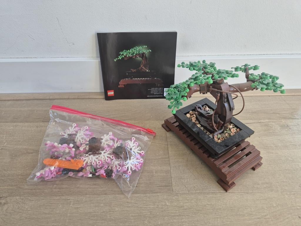 Lego botanicals Bonsai boompje, Ophalen of Verzenden, Zo goed als nieuw, Actiefiguurtje