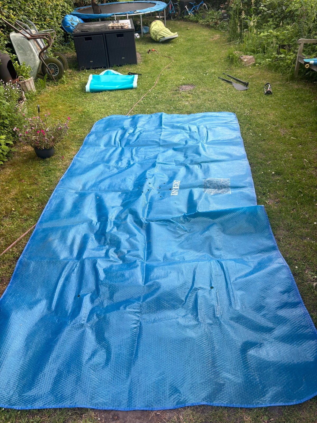 Intex isolerend afdekzeil 370x182cm, Doe-het-zelf en Verbouw, Zeil en Folie, Ophalen, Zo goed als nieuw, 15 m² of meer, Zeil