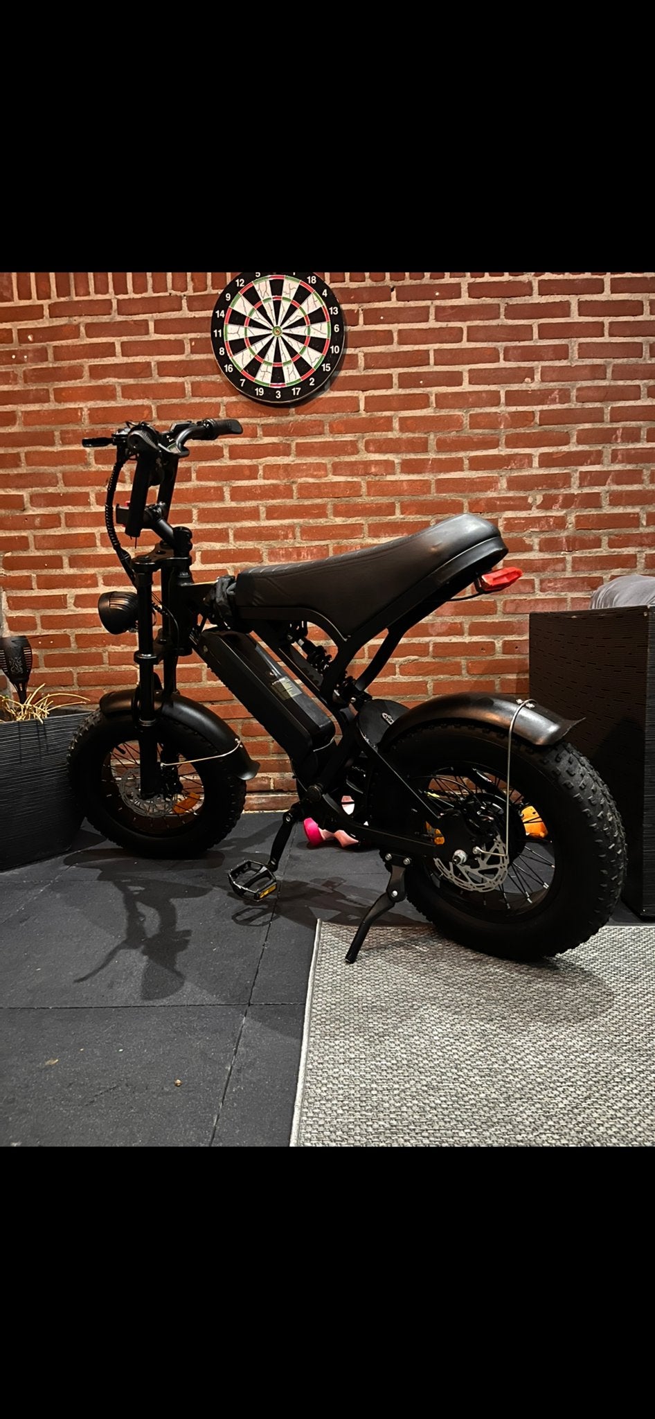 Stoere Fatbike E-bike - Zo goed als nieuw, Zo goed als nieuw, Minder dan 47 cm, 30 tot 50 km per accu, Ophalen