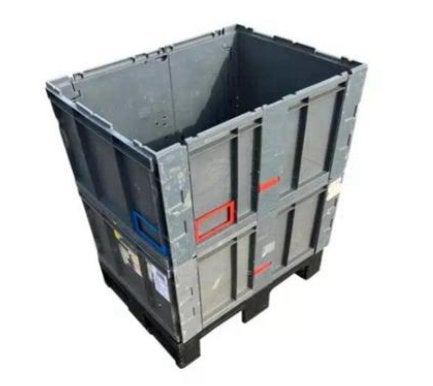 Vouwbare boxen, kratten, 550 stuks, kunststof 60x80, Doe-het-zelf en Verbouw, Kratten en Dozen, Ophalen, Gebruikt, Opvouwbaar