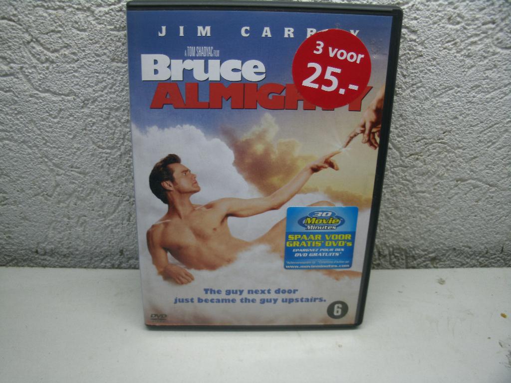 dvd 20b almighty tout-puissant bruce, Alle leeftijden, Ophalen of Verzenden, Zo goed als nieuw, Actiekomedie