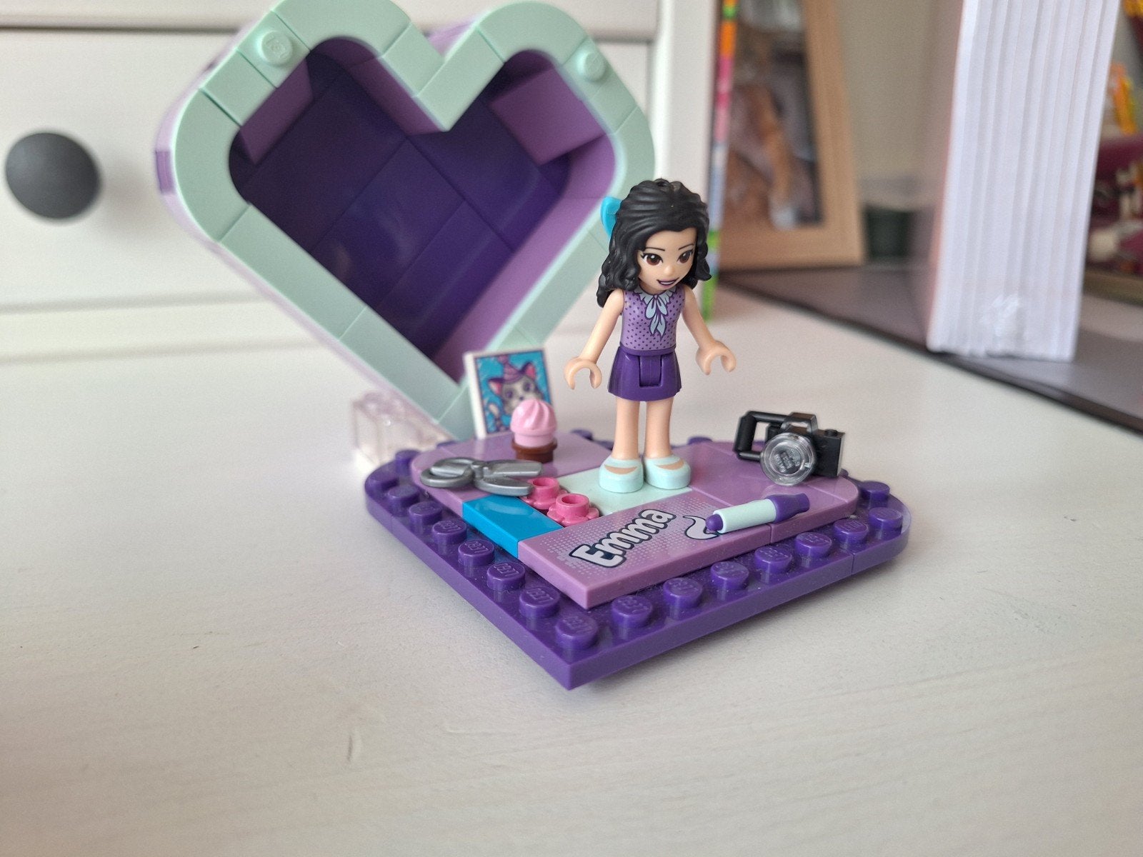 LEGO Friends Emma's Knutselhart (41355) met boekje, Ophalen of Verzenden