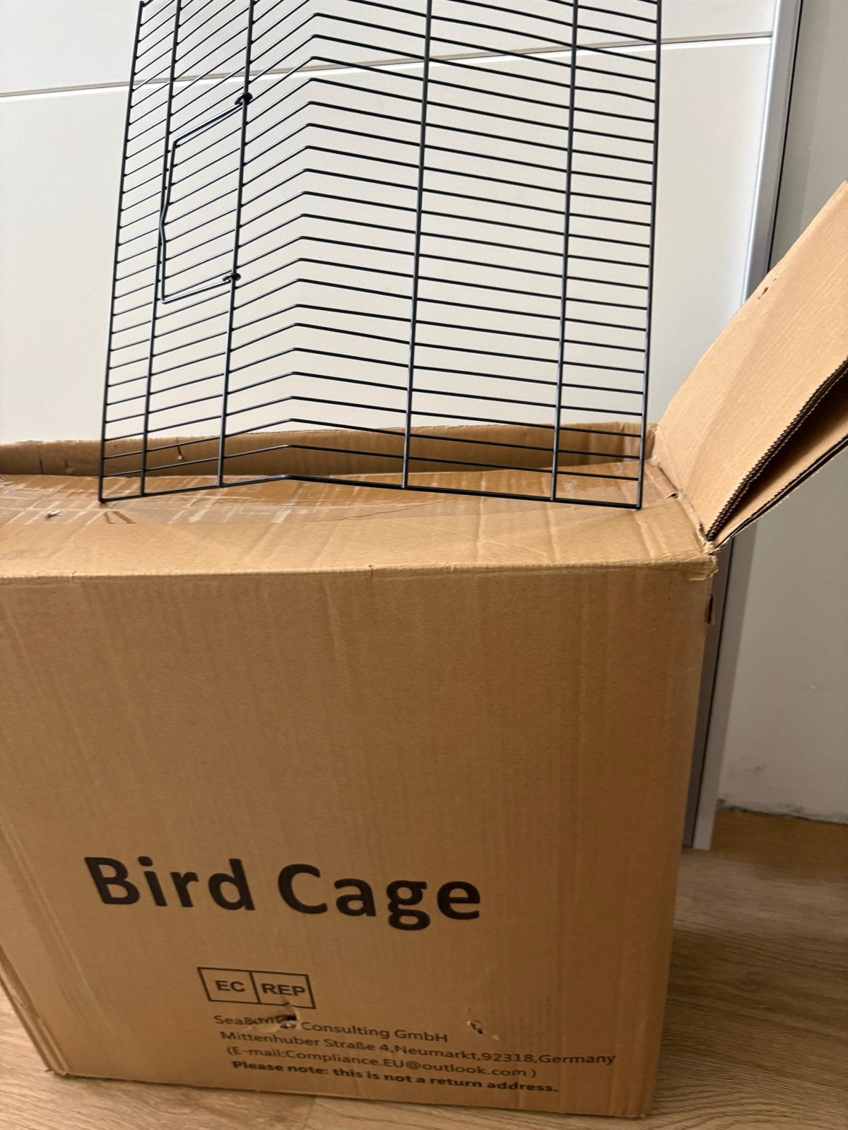 Vogelkooi, Ophalen, Nieuw, Metaal, Vogelkooi