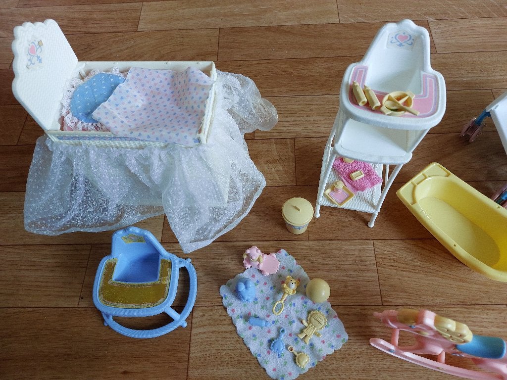 Vintage The Heart family babykamer + accessoires set, Ophalen of Verzenden, Gebruikt, Accessoires