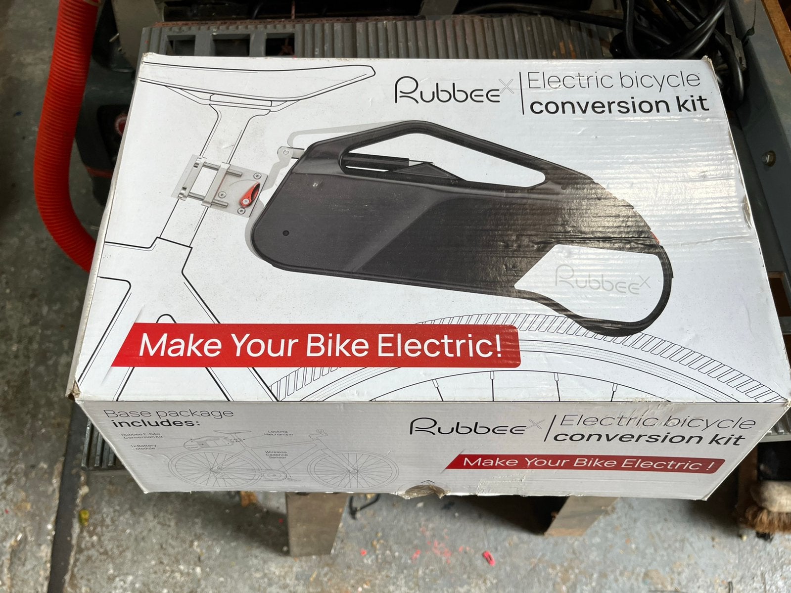 rubbee electromotor voor fiets, Ophalen of Verzenden, Gebruikt