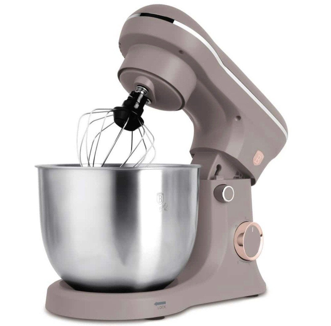 Mixer Berlinger Haus BH9769 Taupe Nieuw in doos niet gebruik, 4 liter of meer, Verzenden, Nieuw, 3 snelheden of meer