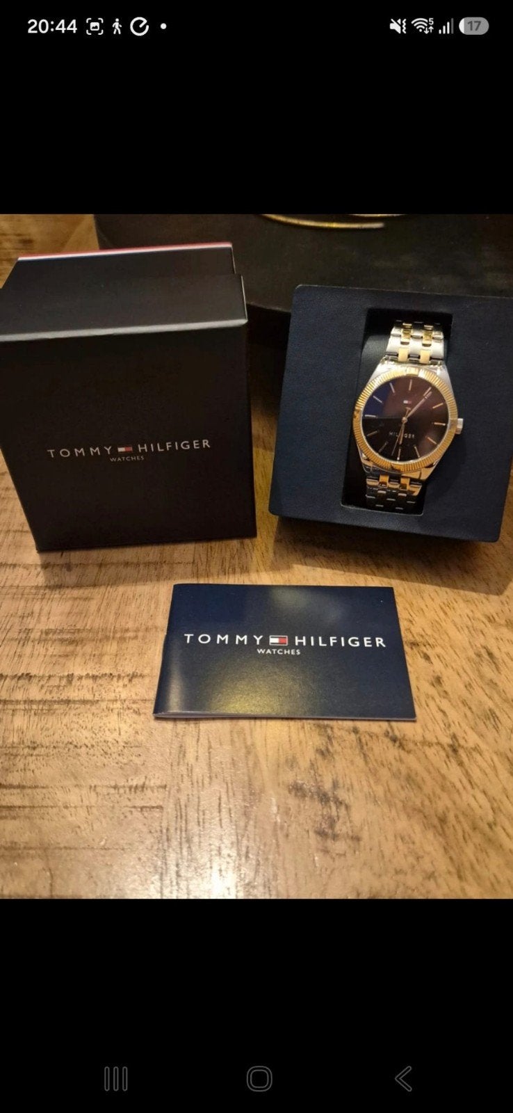 Tommy Hilfiger Horloge Goud/Zilver Nieuw, Ophalen of Verzenden, Nieuw, Staal, Overige merken