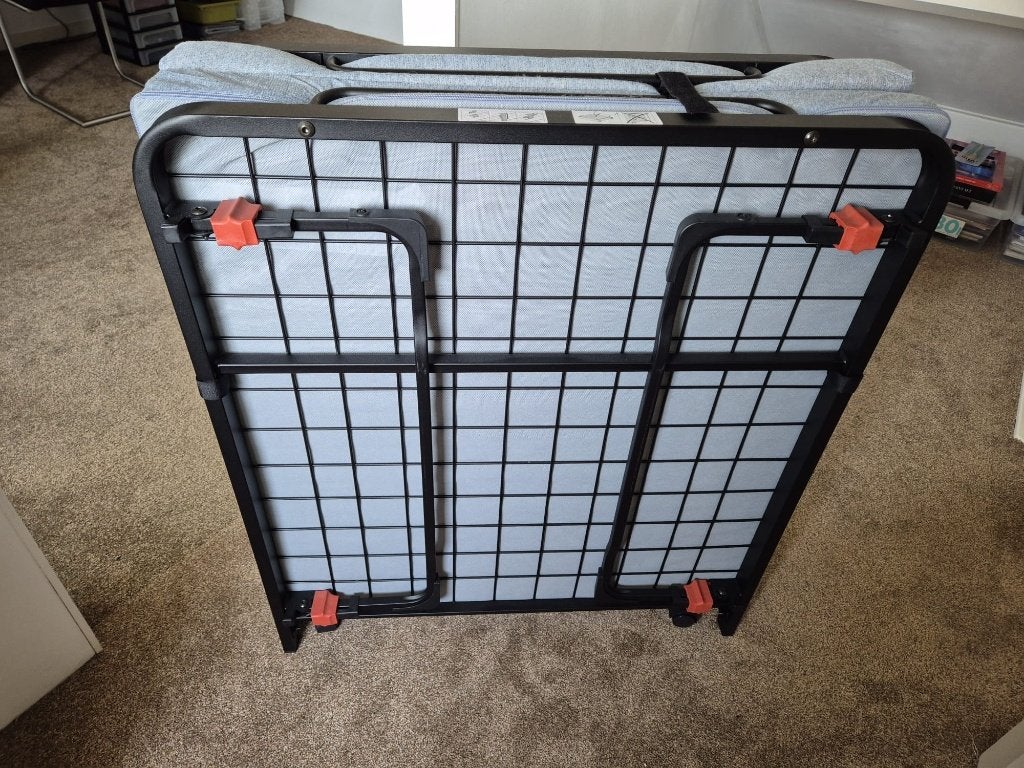 Ikea Norruden opklapbed 80x193 cm - Zo goed als nieuw, Ophalen, Eenpersoons, Zwart, Zo goed als nieuw