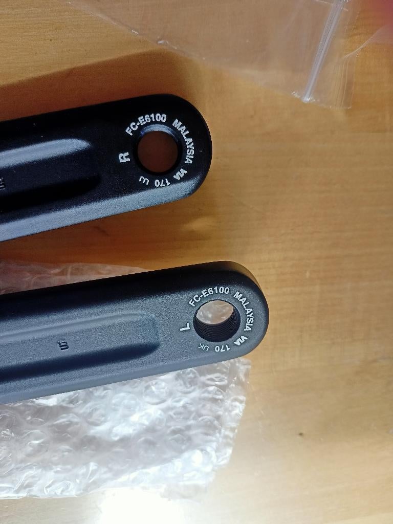 Shimano Steps FC-E6100 Crankenset nieuw, Crankstel of Pedalen, Ophalen of Verzenden, Shimano, Nieuw