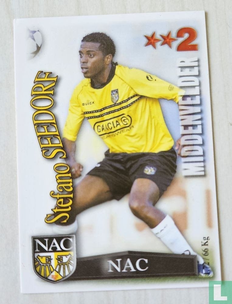All Stars 2003 NAC - Stefano Seedorf, Ophalen of Verzenden, Zo goed als nieuw, NAC Breda, Spelerskaart