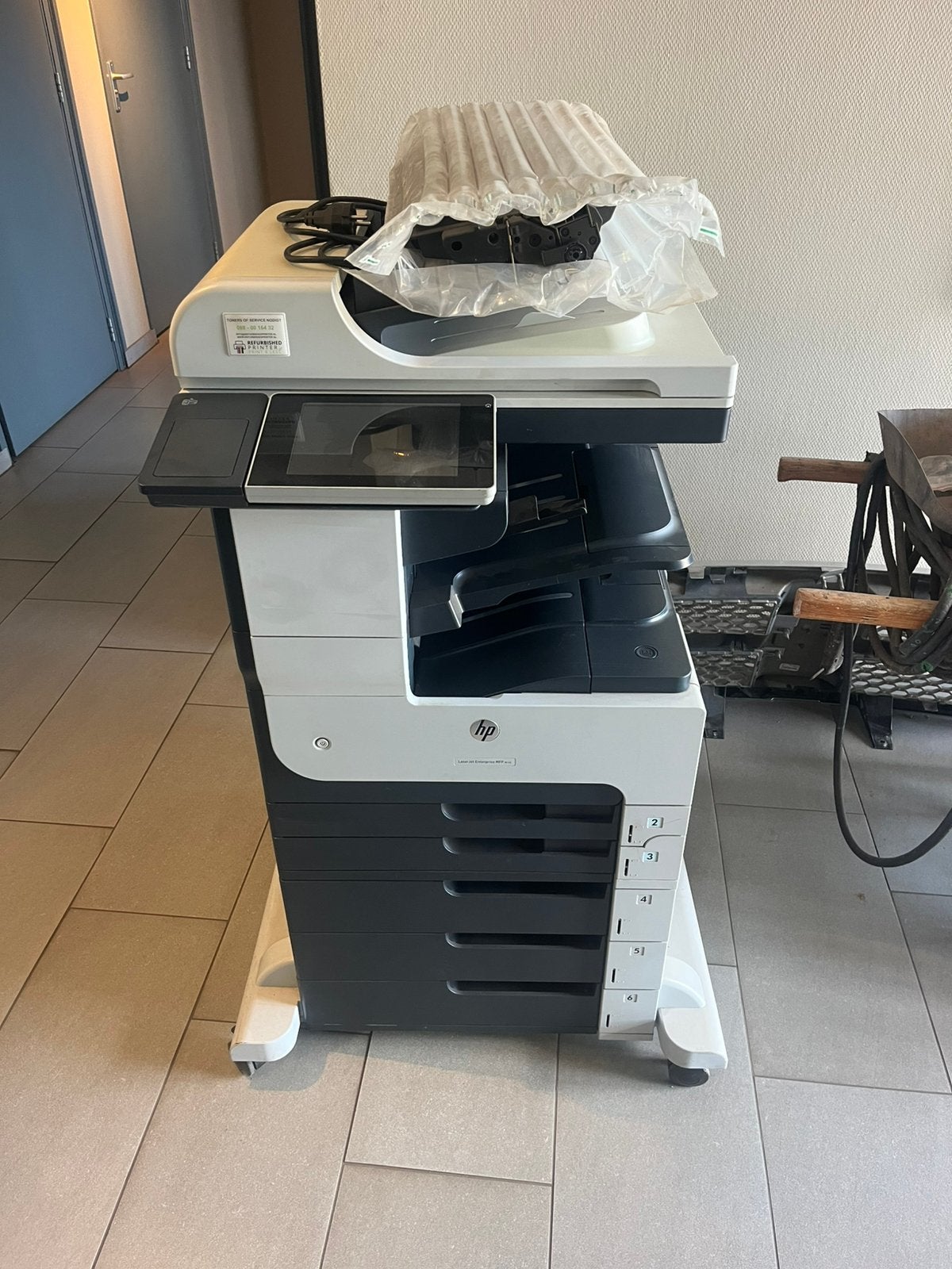 Hp laser jet enterprise mfp m725, Ophalen, Draadloos, All-in-one, Zo goed als nieuw