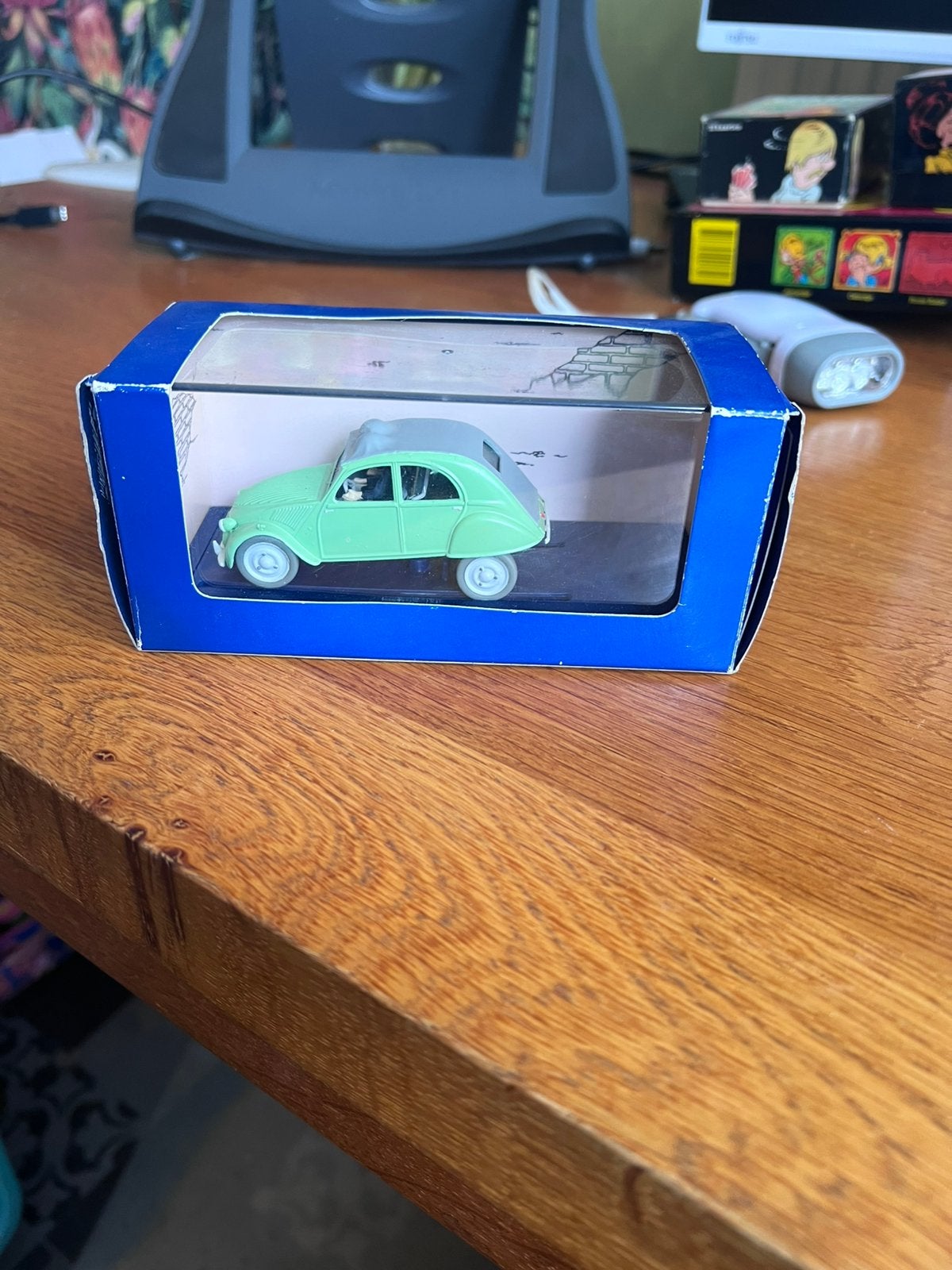 Kuifje auto citroen 2cv, Ophalen of Verzenden, Zo goed als nieuw, Overige merken