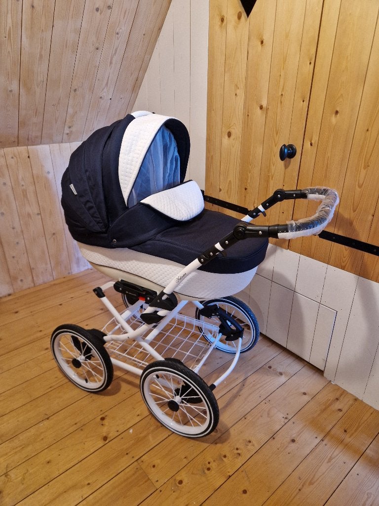 Nieuwe 3-in-1 Kinderwagen Luxe Kunstleer met Accessoires, Nieuw, Combiwagen, Luchtbanden, Ophalen