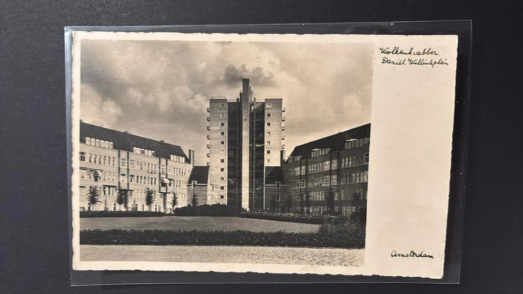 Amsterdam Zuid jaren 30 Merwedeplein Wolkenkrabber, Verzenden, 1920 tot 1940, Gelopen, Noord-Holland