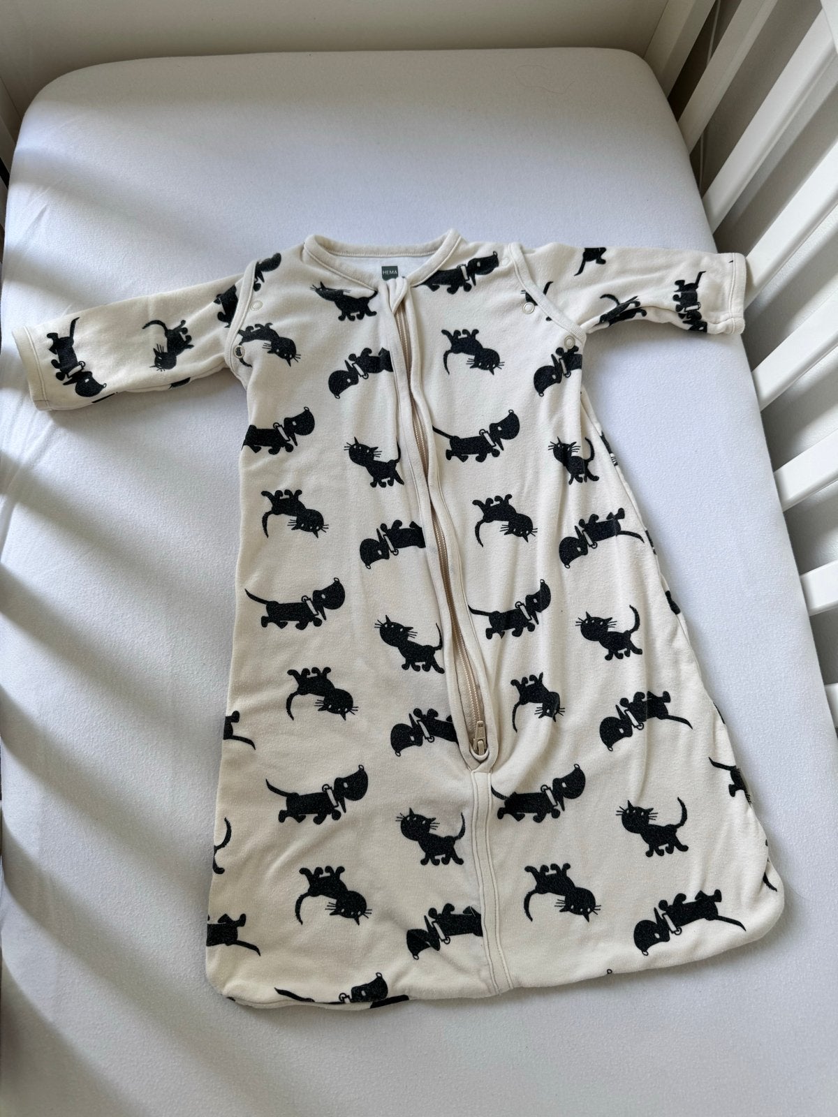 Hema Takkie en Siepie babyslaapzak 50-62, afneembare mouwen, Ophalen, Ademend, Meerkleurig, Slaapzak