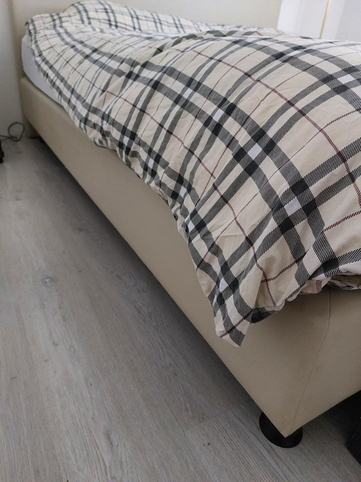Pullman Boxspring, Ophalen, Gebruikt, Beige, Tweepersoons