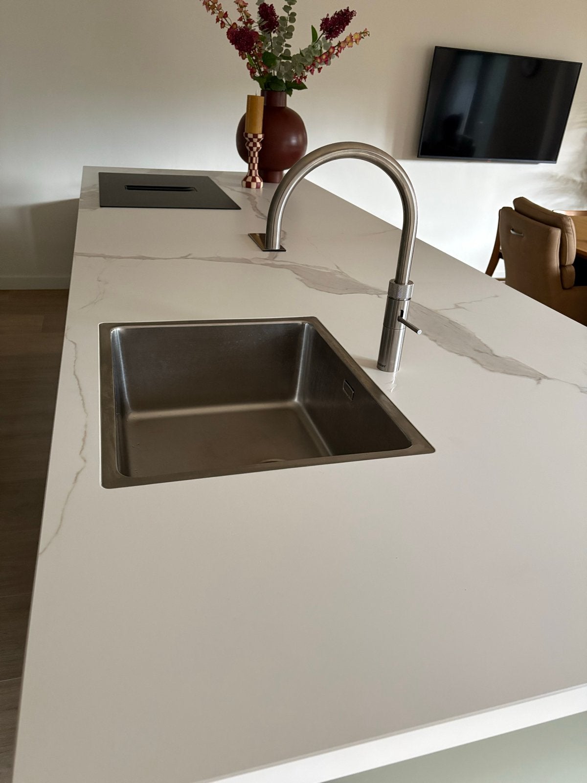 Nieuw keuken werkblad voor kookeiland - 305x100cm, Ophalen, Overige typen, Nieuw, Steen/keramiek
