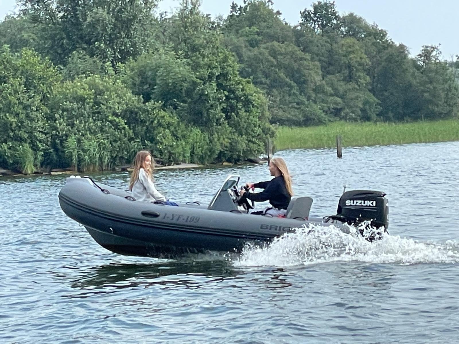 BRIG Falcon 480 - rubberboot - Suzuki 40pk, Zo goed als nieuw, 2 m, 40 pk, Ophalen