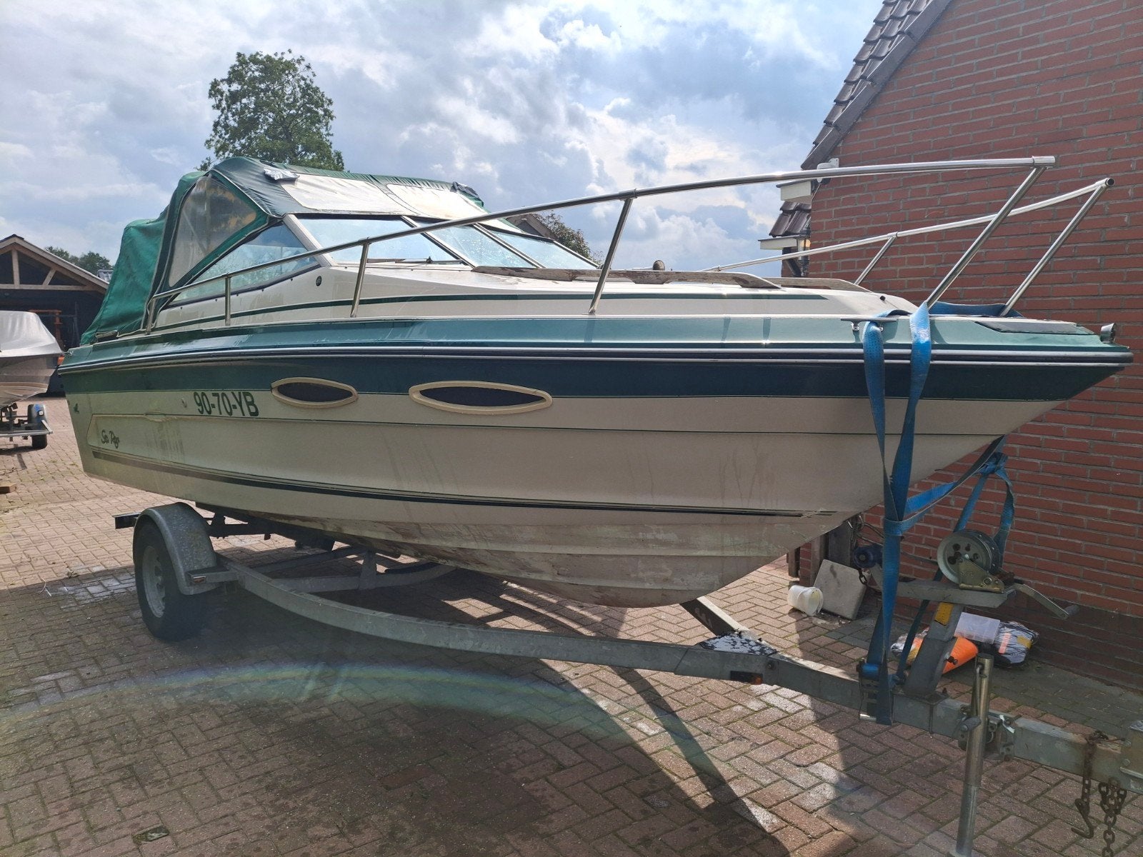 searay winterproject, Ophalen, Gebruikt, Polyester, Binnenboordmotor