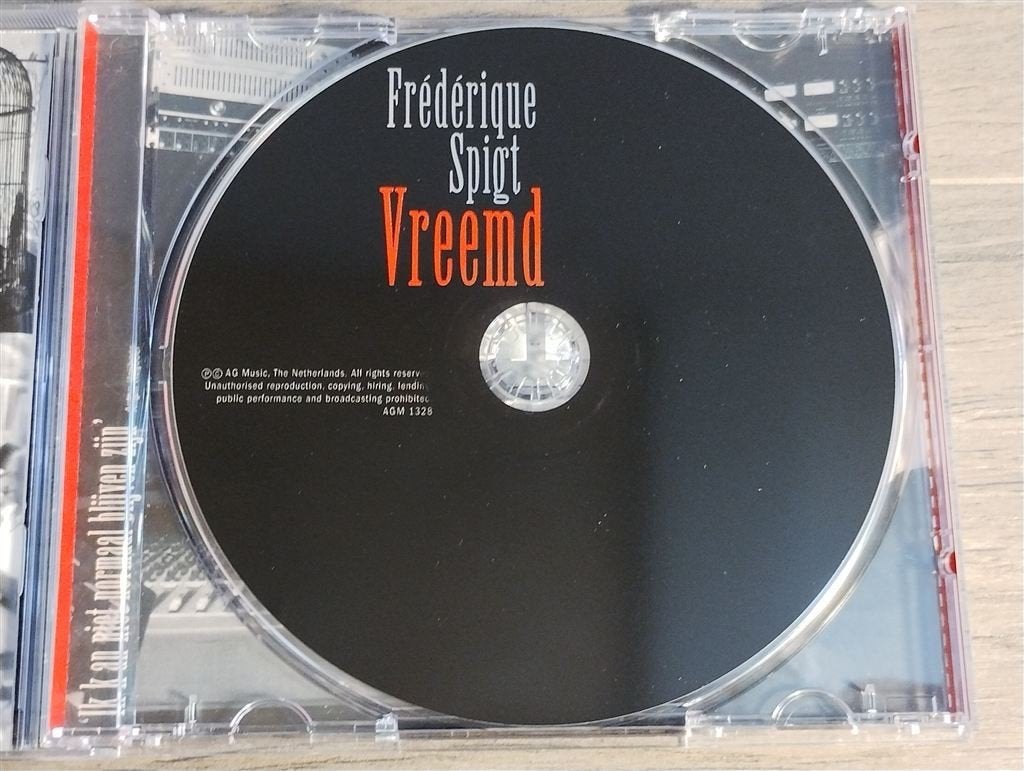Frédérique Spigt ‎– Vreemd, Ophalen of Verzenden, Zo goed als nieuw, Levenslied of Smartlap