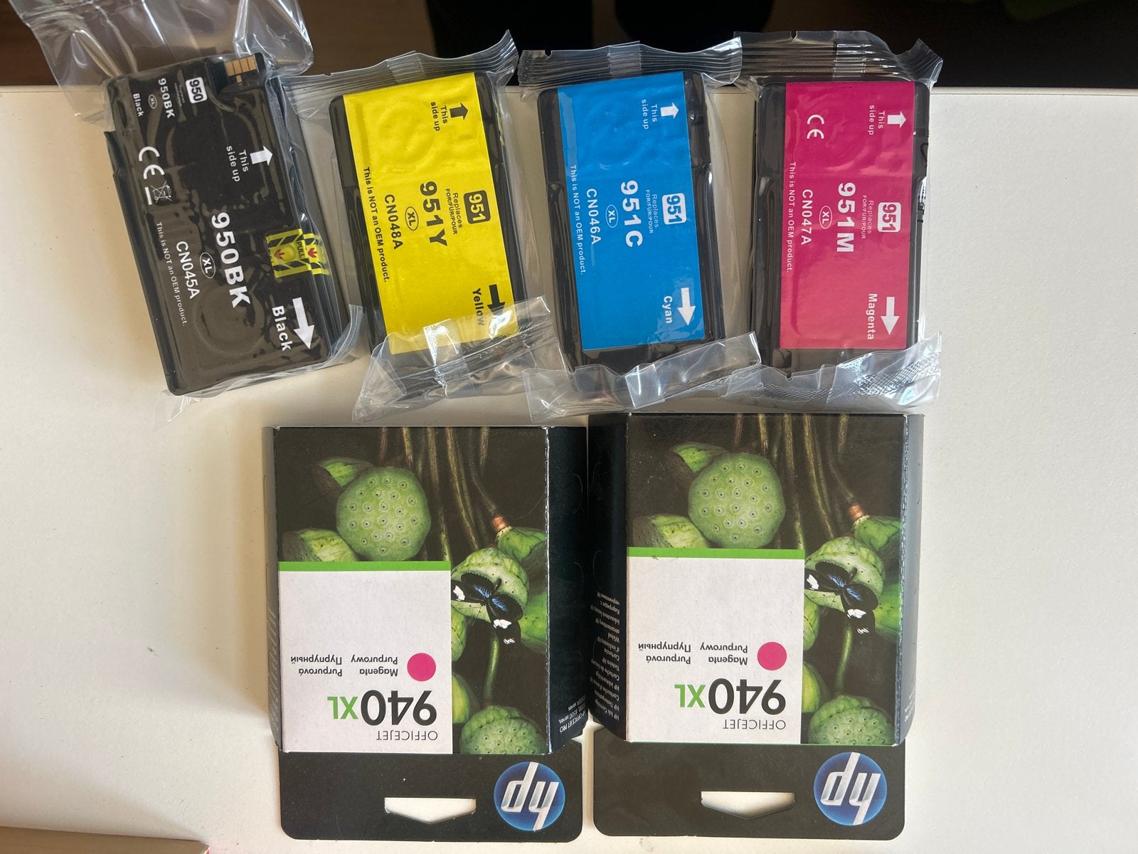 HP 950/951 en 940XL inktcartridges - Nieuw en origineel, Computers en Software, Printerbenodigdheden, Ophalen, Nieuw, Cartridge