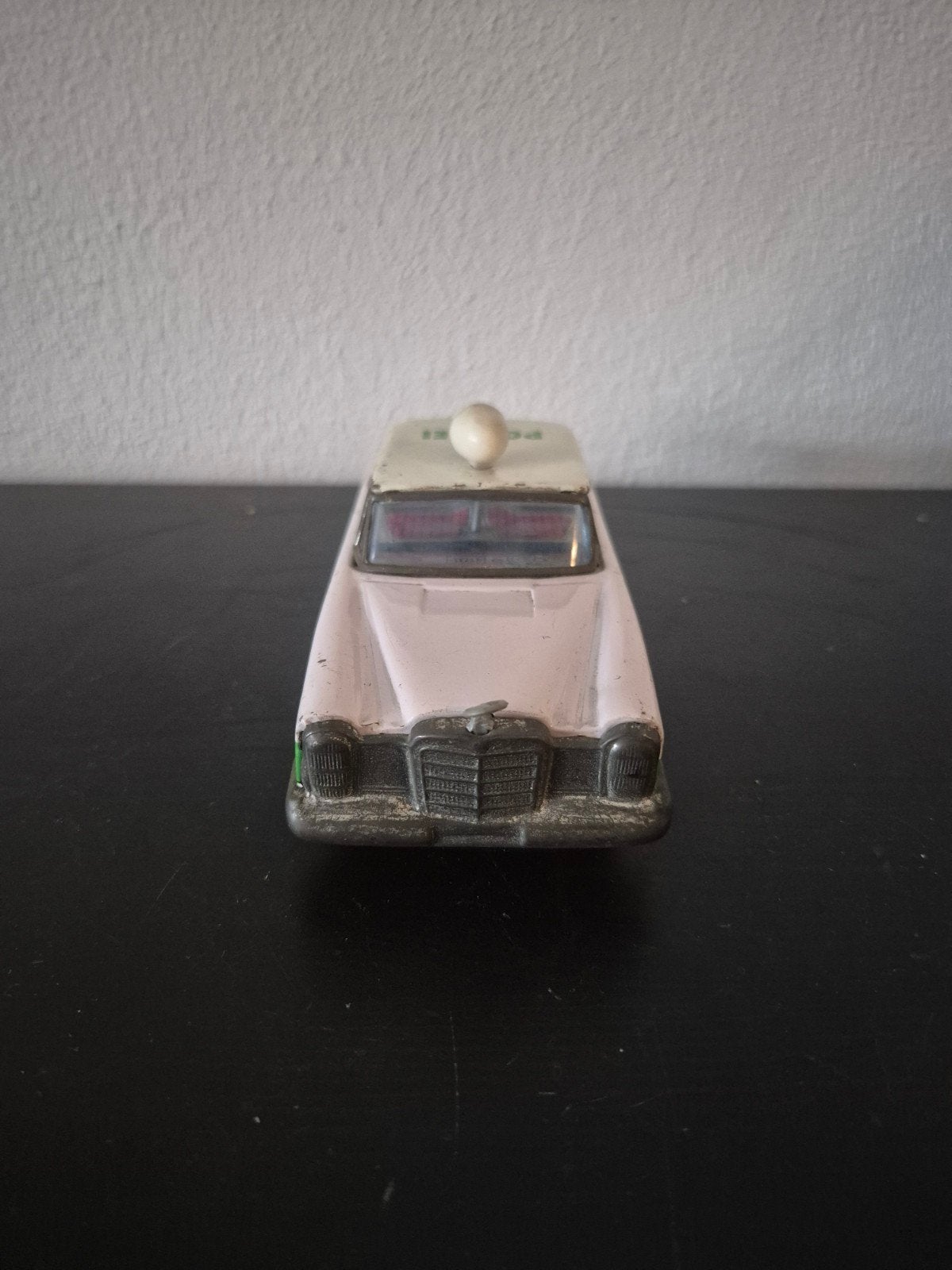 Vintage blikken Polizei speelgoedauto, Ophalen of Verzenden, Gebruikt