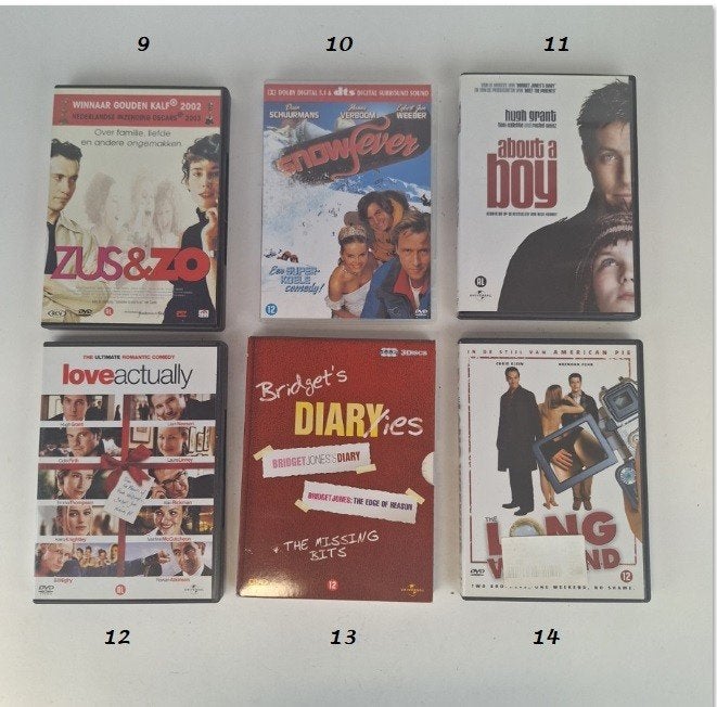 Diverse romatische DVD’s, Vanaf 18 jaar, Ophalen of Verzenden, Zo goed als nieuw, Overige genres