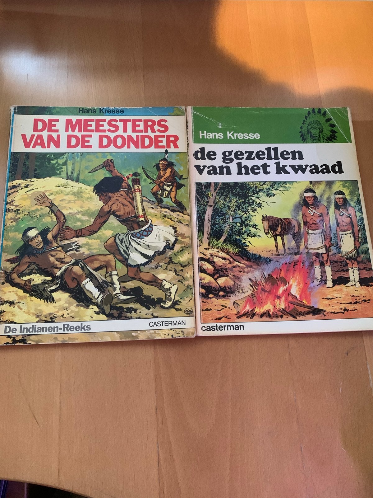 Hans Kresse - De Indianen-Reeks (6 stripboeken), Boeken, Meerdere stripboeken, Ophalen, Gelezen
