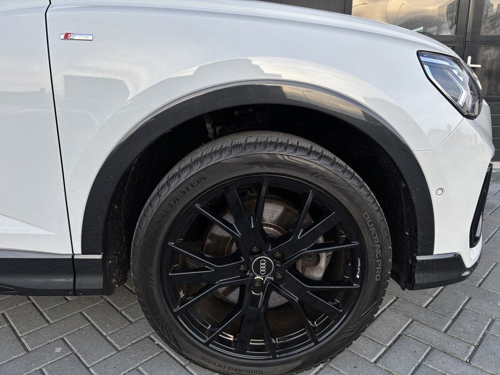 Audi Q3 Sportback 45 TFSIe S-line Matrix Pano Sonos Memory S, Gebruikt, Leder en Stof, Wit, SUV of Terreinwagen