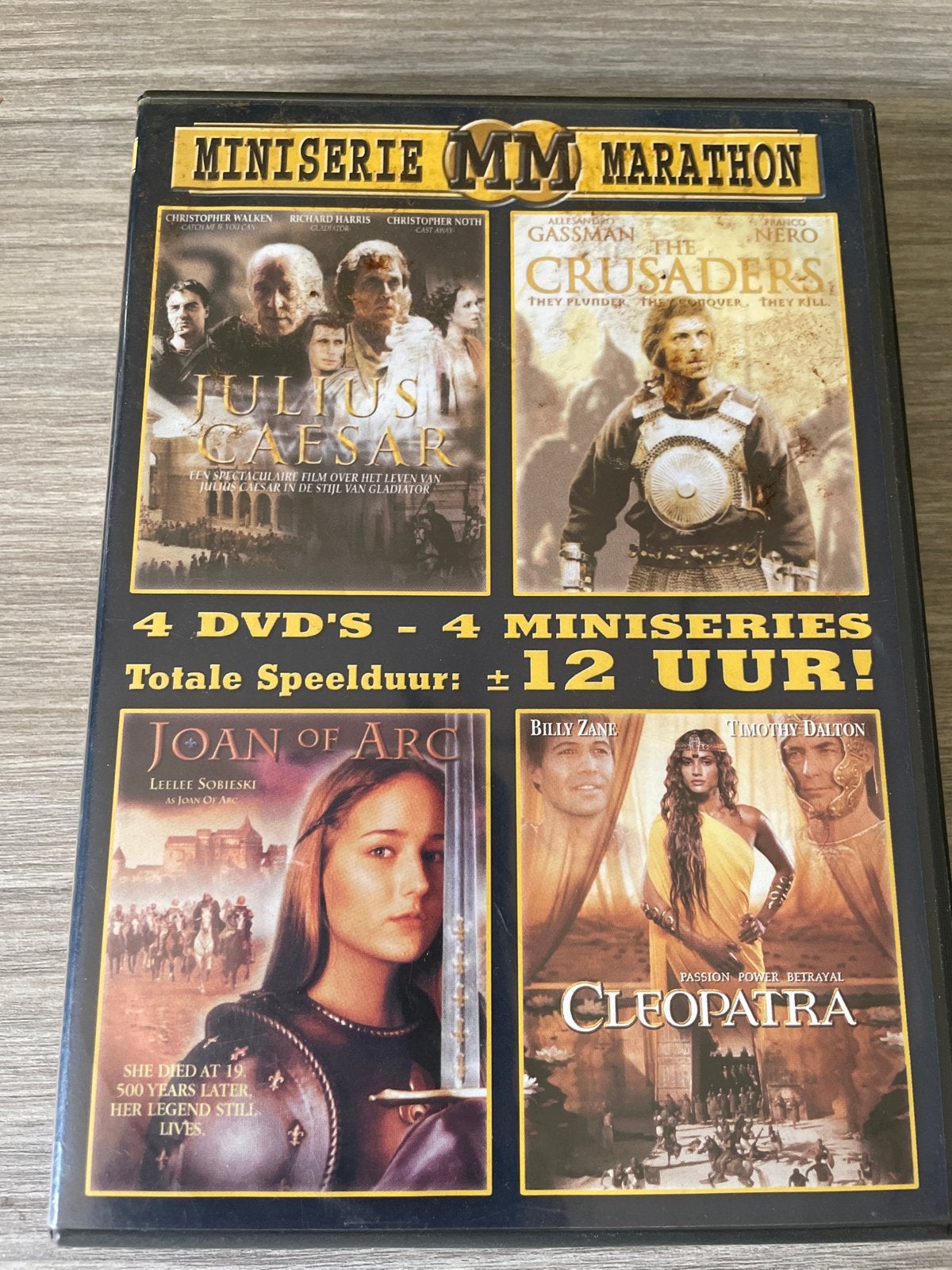 Miniserie MM Marathon: Julius Caesar, Crusaders, Joan of Arc, Nederlands, Ophalen of Verzenden, Vanaf 12 jaar, Inclusief doosje