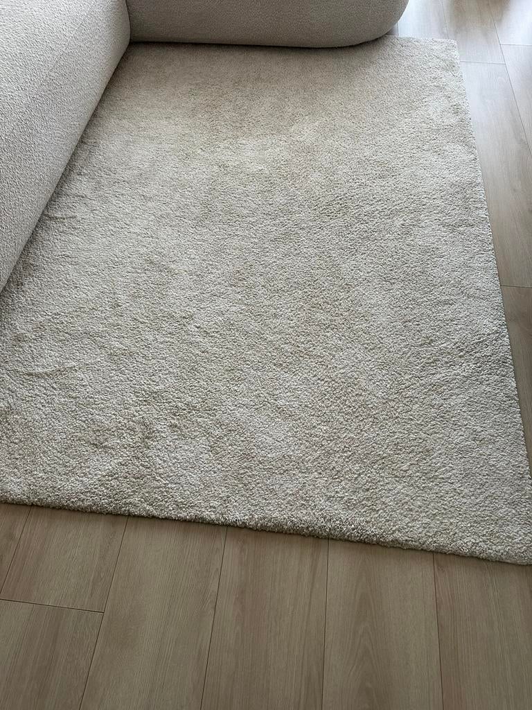 Beige tapijt laagpolig, Ophalen, Beige, 200 cm of meer, Zo goed als nieuw