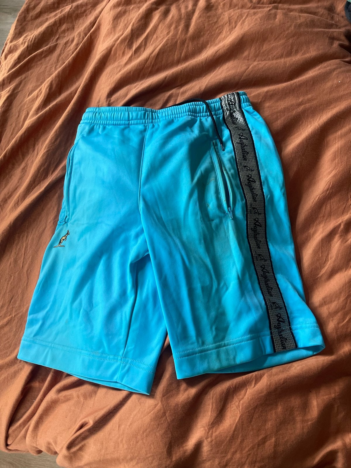 Australian short, turquoise, maat M, Kleding | Heren, Sportkleding, Ophalen of Verzenden, Gedragen, Algemeen, Maat 48/50 (M)