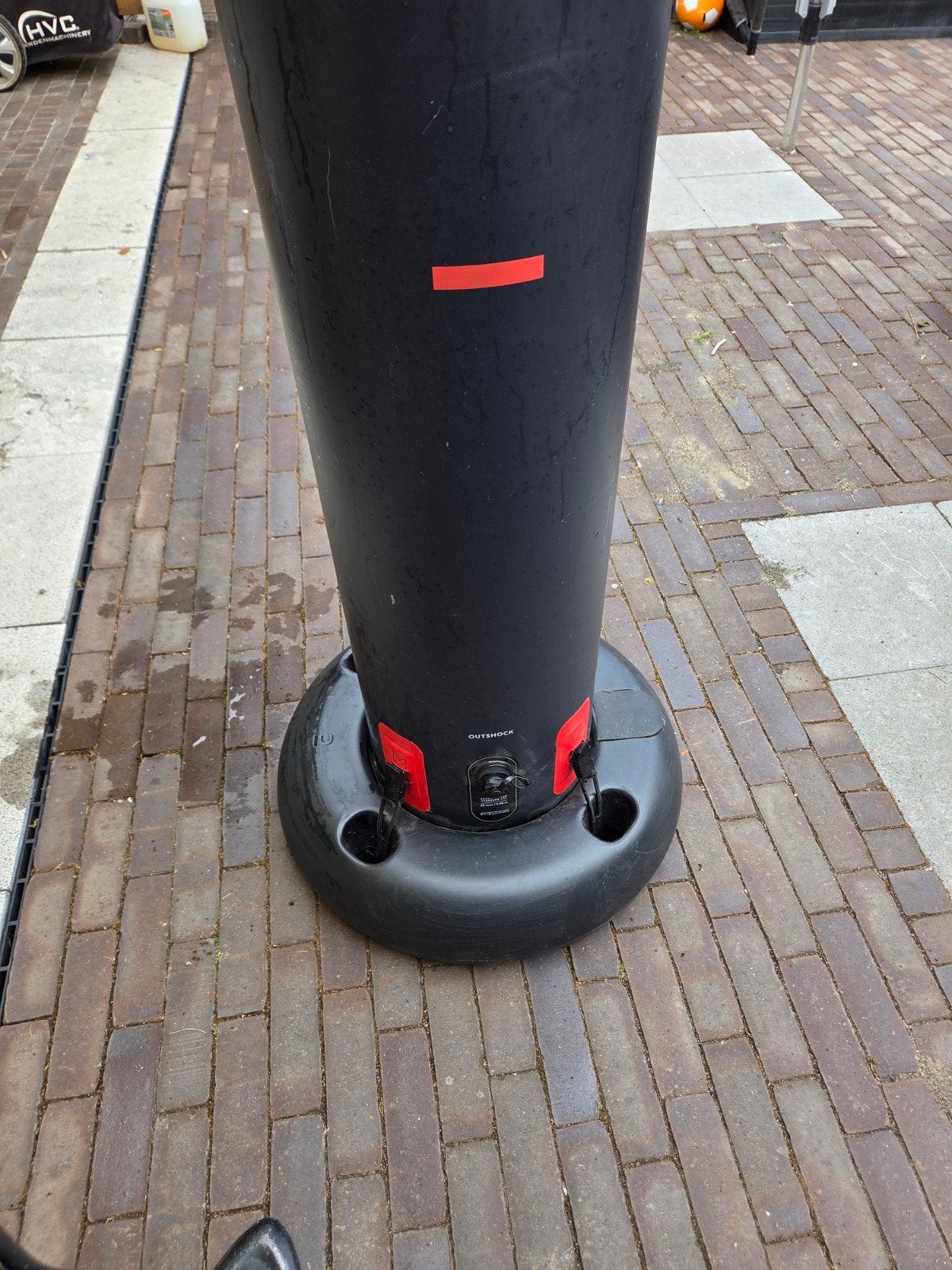 Opblaasbare bokszak met voetpomp - Zo goed als nieuw, Ophalen, Zo goed als nieuw, Bokszak