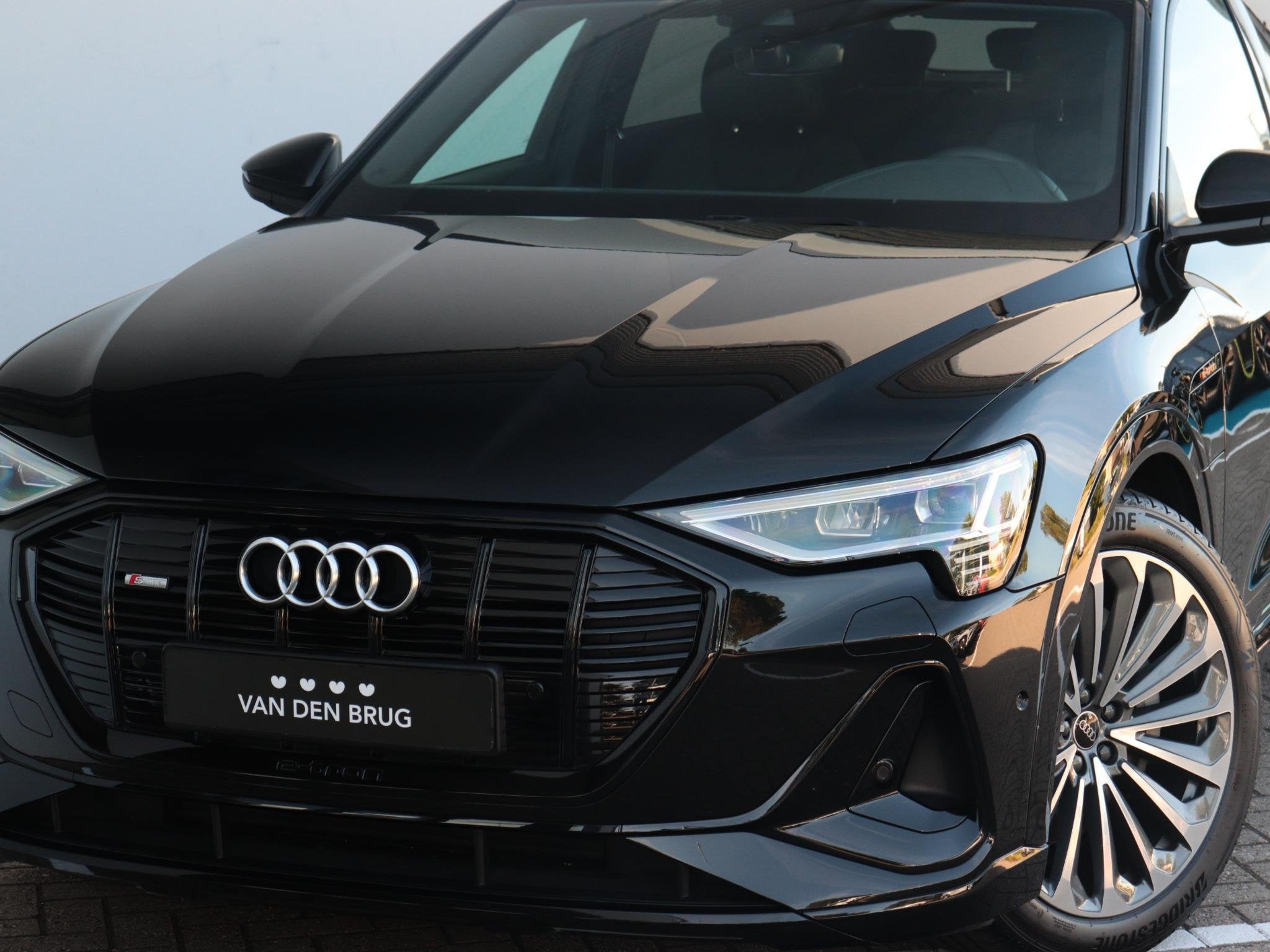 Audi e-tron Sportback 50 quattro S edition 71 kWh | SOH 95 %, Auto's, Audi, Automaat, Gebruikt, 71 kWh, Leder en Stof
