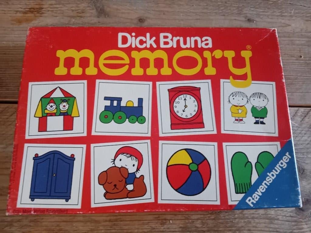 Vintage memory Dick Bruna, Hobby en Vrije tijd, Gezelschapsspellen | Kaartspellen, Drie of vier spelers, Ophalen of Verzenden