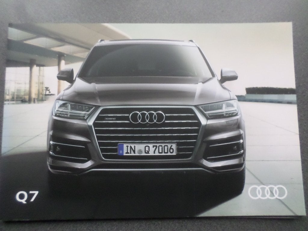 Audi Q7 Brochure, Ophalen of Verzenden, Zo goed als nieuw, Audi