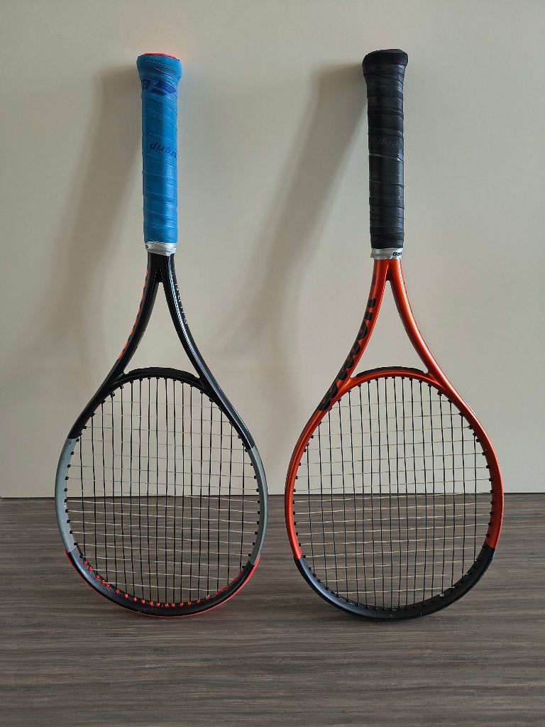 Wilson Burn 100LS x2 V4/V5 18x16 L3, Gebruikt, Ophalen of Verzenden, Wilson, Racket