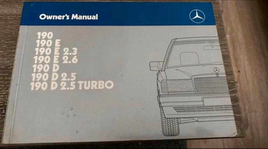 Mercedes-Benz W201 instructie boek 129 pagina’s vaste prijs, Ophalen of Verzenden