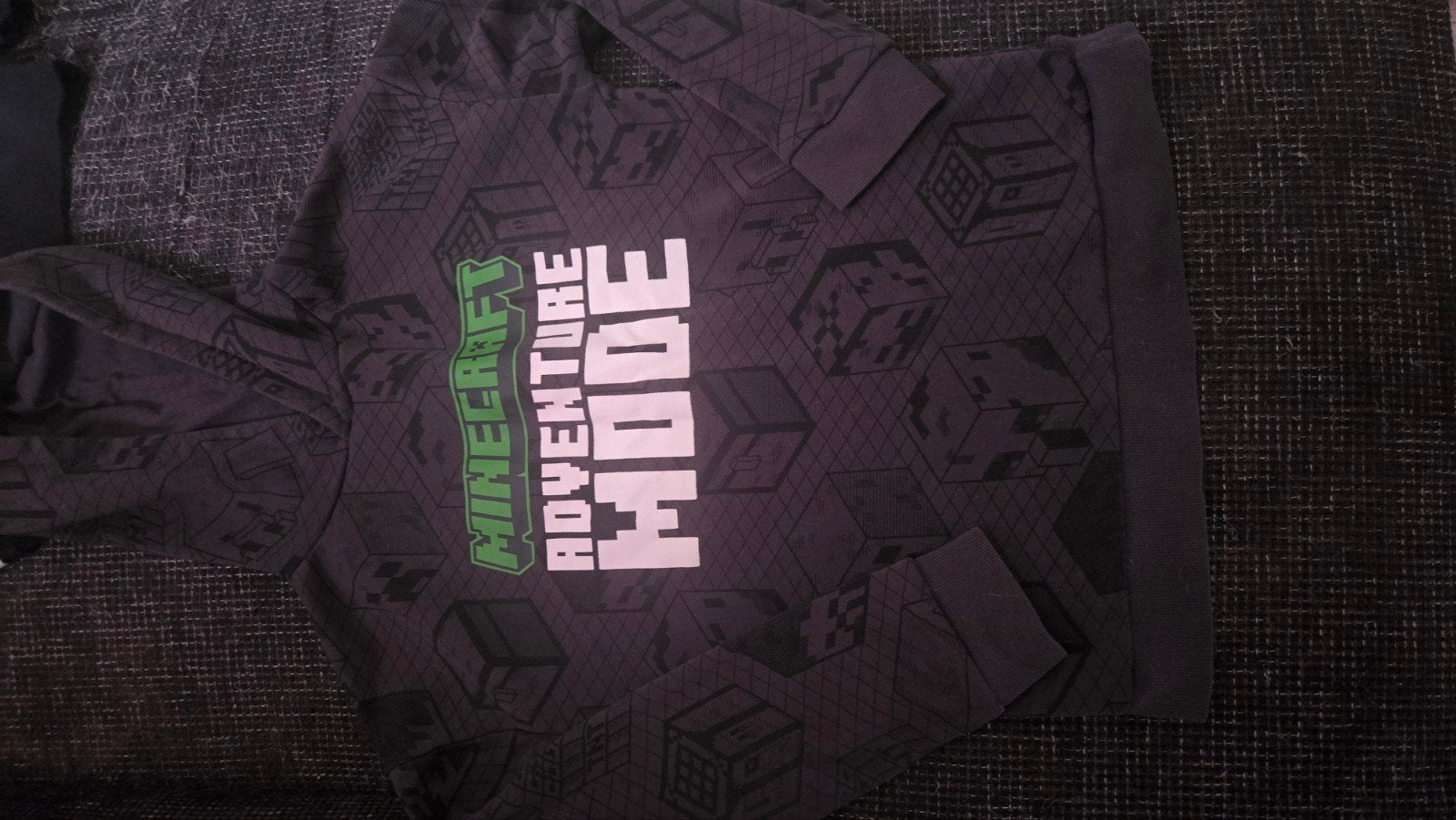 Minecraft hoodie maat 140, Gebruikt, Trui of Vest, Minecraft, Ophalen of Verzenden
