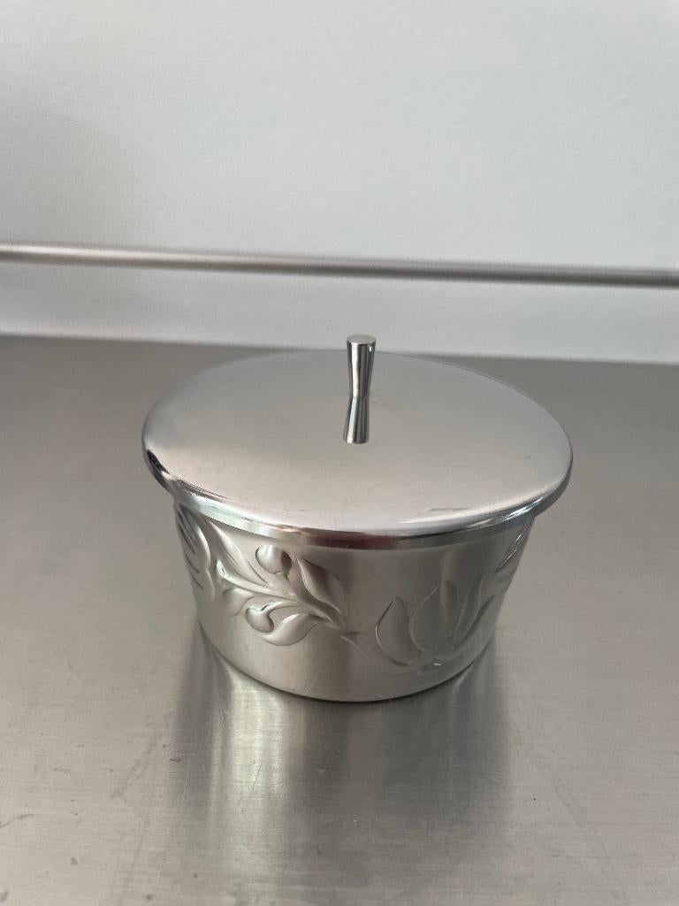 Alfra Alessi special ed. Unilever rvs potje met deksel 60s, Huis en Inrichting, Keuken | Keukenbenodigdheden, Verzenden, Zilver