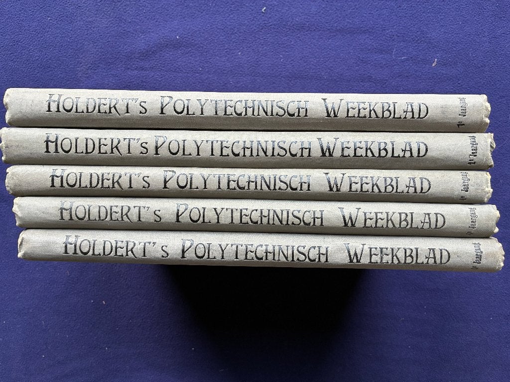 Holdert's Polytechnisch Weekblad(1907-1911), Antiek en Kunst, Ophalen of Verzenden, Holdert's Polytechnisch Weekblad