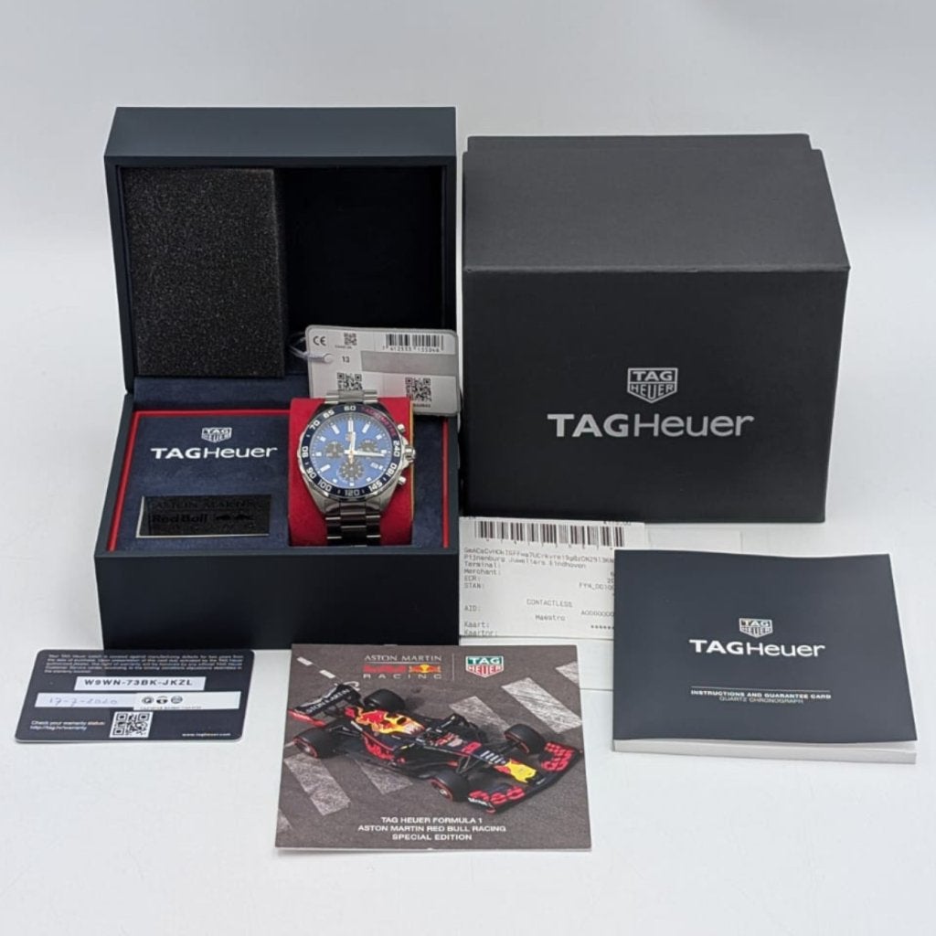 Tag Heuer Aston Martin Red Bull racing horloge - Full set, Flex Ltd., Zo goed als nieuw, https://flex.com/contact-us, Nobelstraat 10, 5807 GA Oostrum LB, Limburg, Nederland