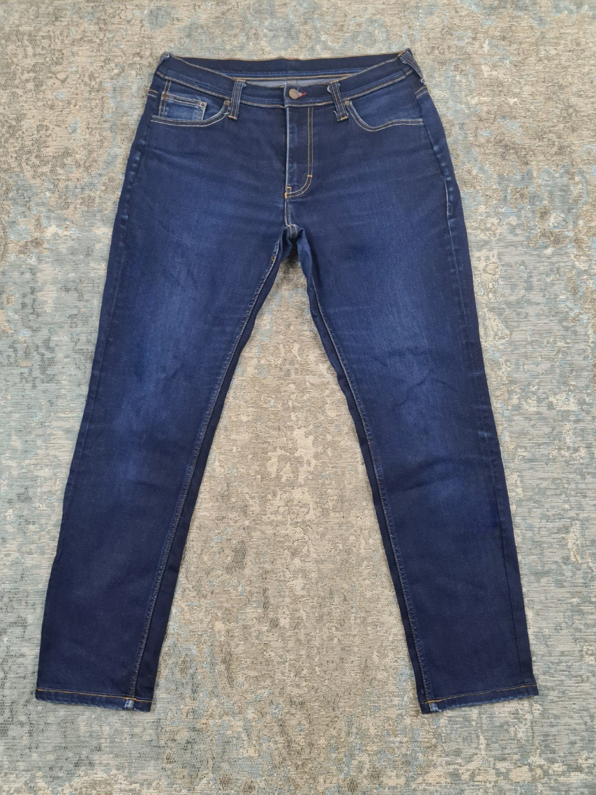 MUSTANG Tapered fit W32 L30 Tapered STRETCH Bronno3230 Blauw, Blauw, W32 (confectie 46) of kleiner, Ophalen of Verzenden, Veluwezoom 5 ,1327 AA, Almere