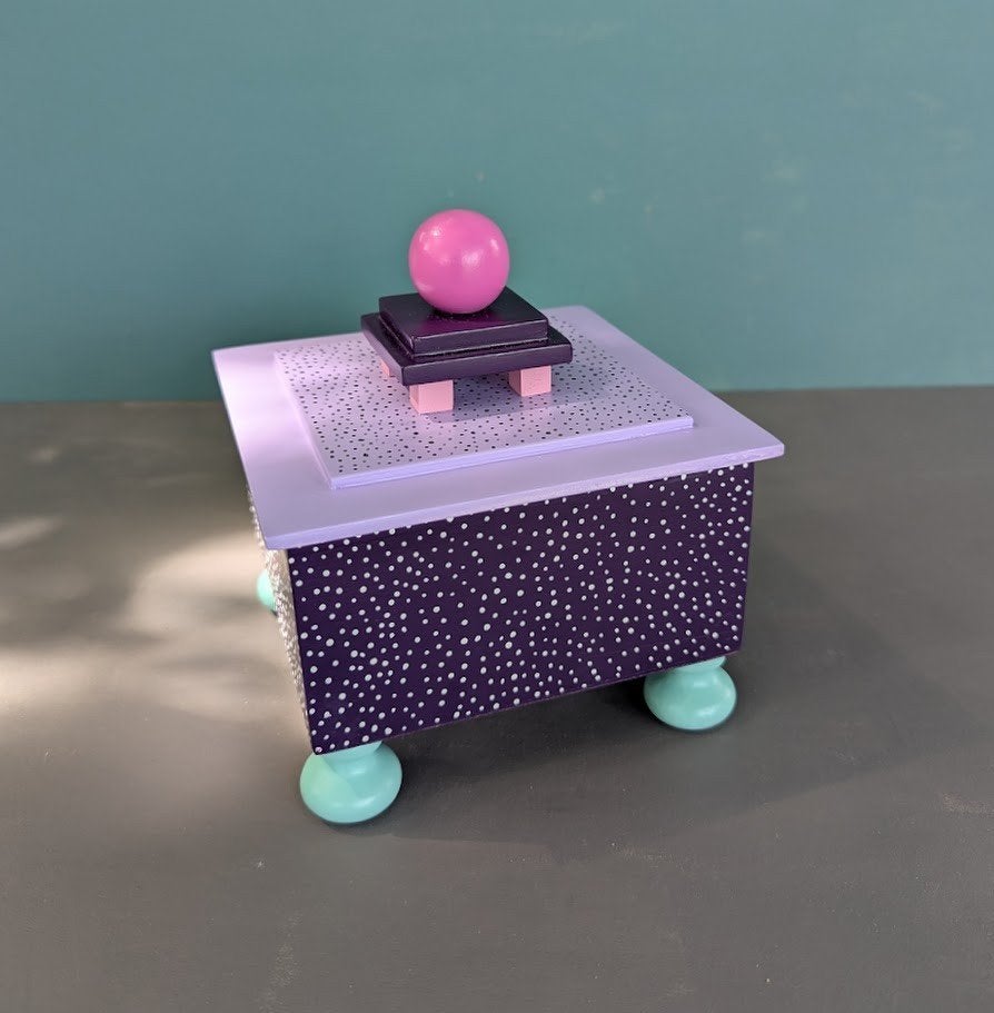 Memphis Milano style box, Antiek en Kunst, Ophalen of Verzenden