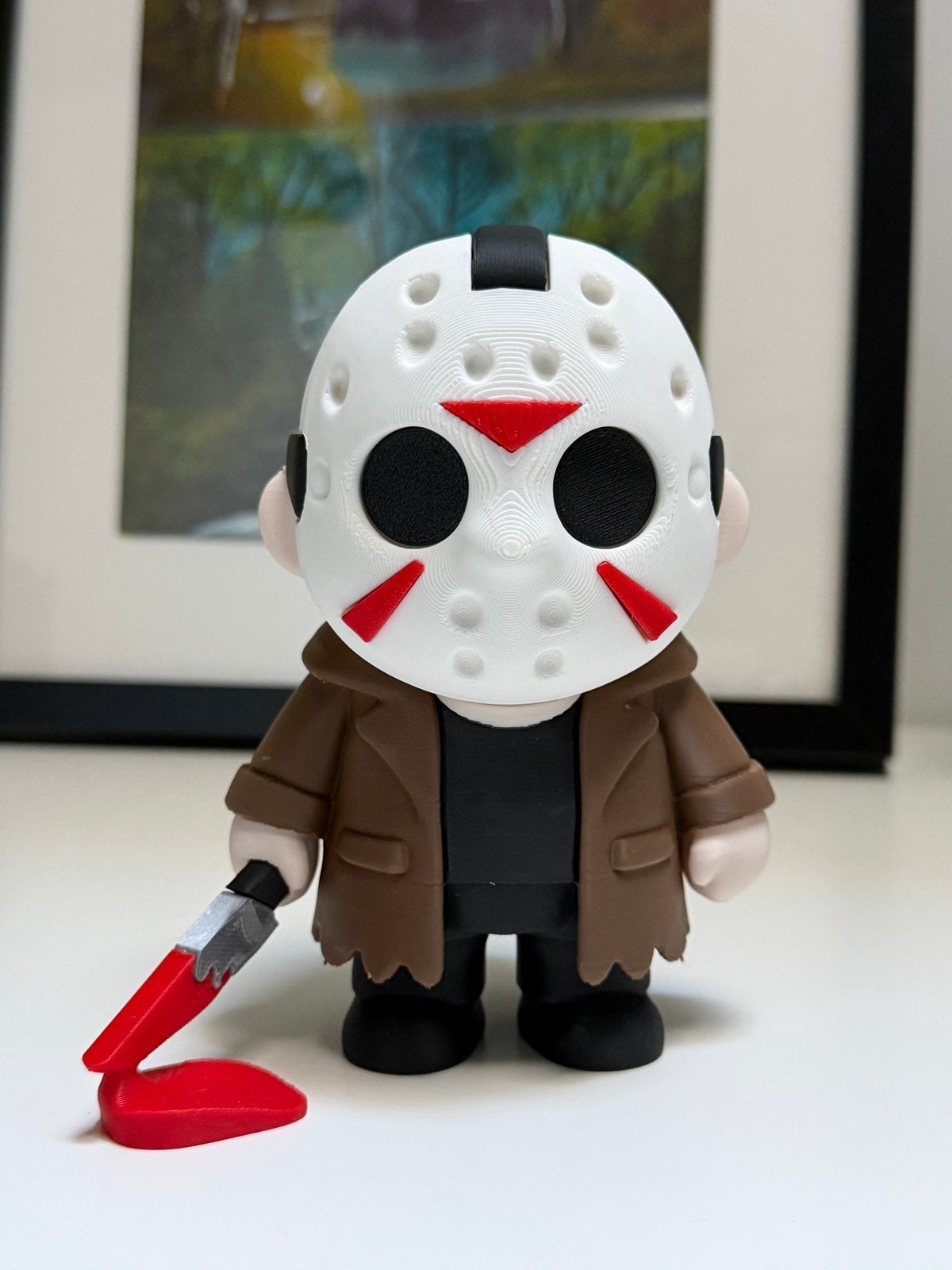Nieuwe Jason Voorhees Vrijdag de 13e 3D Figurine, Ophalen, Nieuw